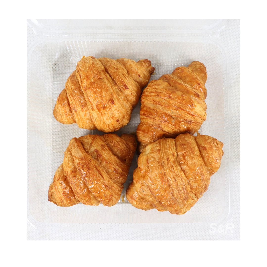S&R Butter Croissant 4 pieces